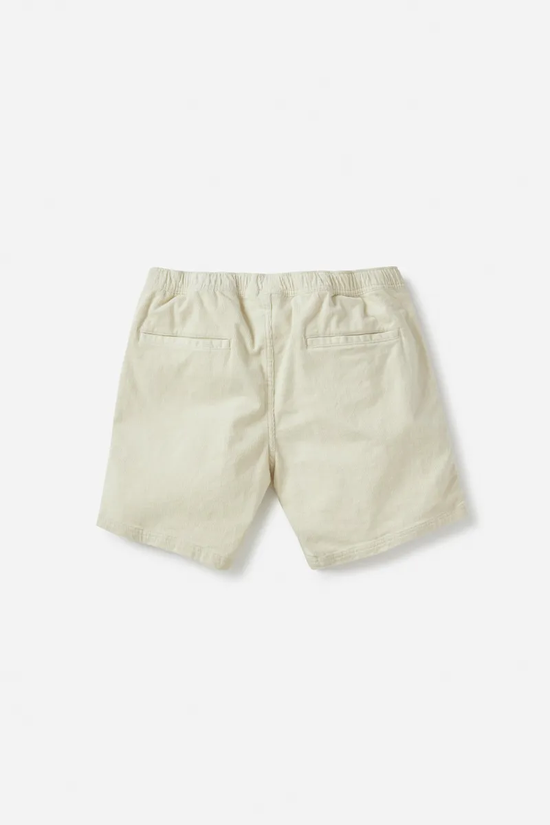 Katin Cord Local Short Silver Birch - Mens White Walk Shorts-4