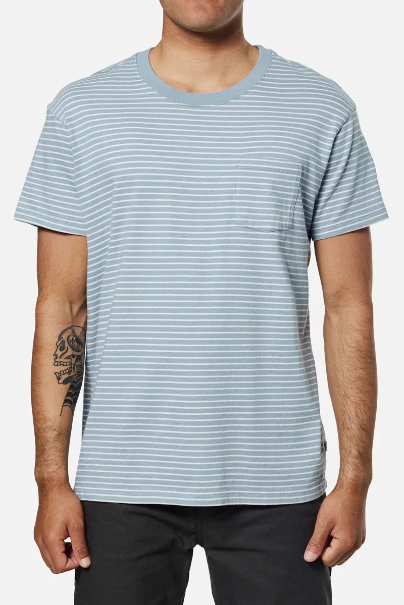 Katin Finley Tee Spring Blue - Mens Short Sleeve T-Shirt