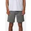 Katin Patio Short Soot - Mens Grey Elasticated Cotton Shorts