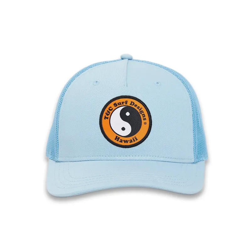 T and C Surf Designs YY Trucker Cap Used Blue/Orange Logo - Unisex Hat