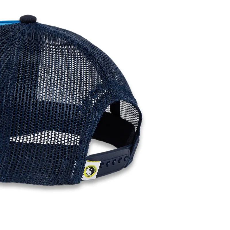 T and C Surf Designs YY Trucker Cap Dark Navy/Yellow Logo - Unisex Hat-2