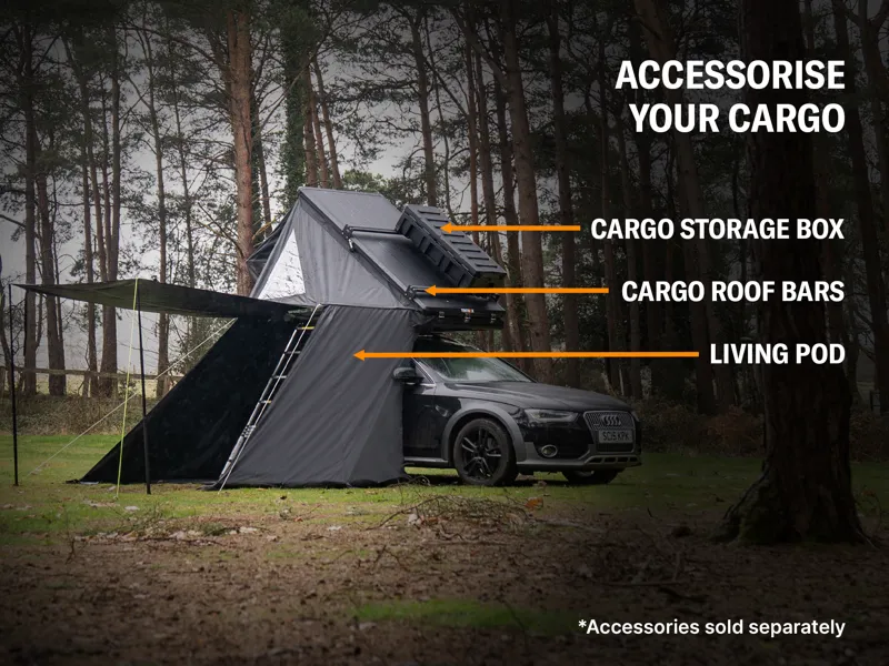 TentBox Cargo 2.0 Midnight Grey - Roof Tent Box-7