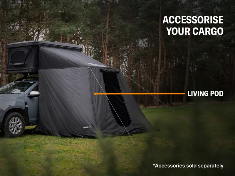 TentBox Classic 2.0 Midnight Grey - Roof Tent Box-9