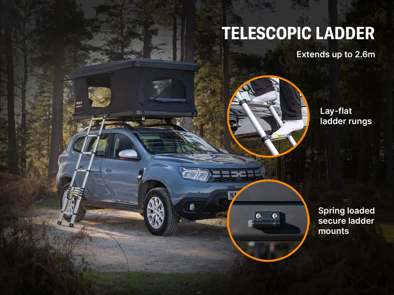 TentBox Classic 2.0 Midnight Grey - Roof Tent Box-6