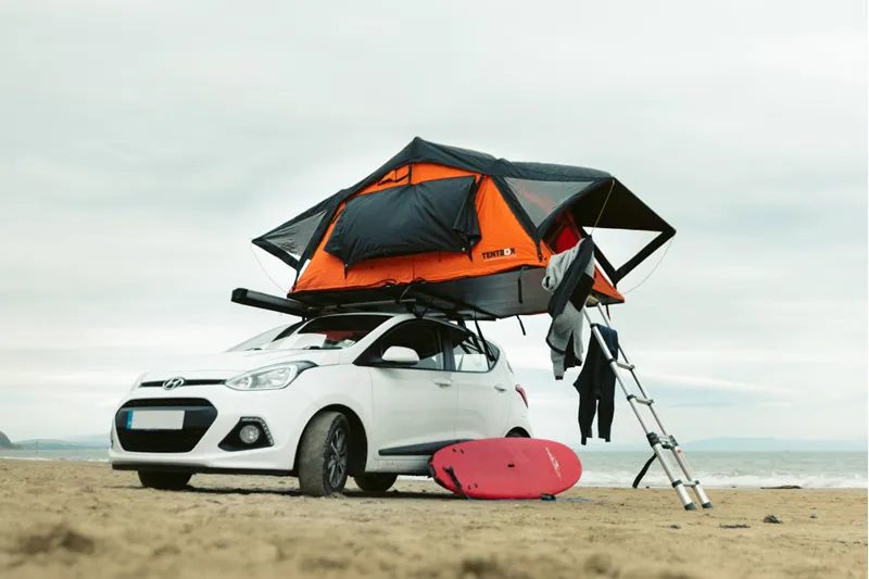 TentBox Lite 1.0 Orange Edition - Roof Box Tent-5