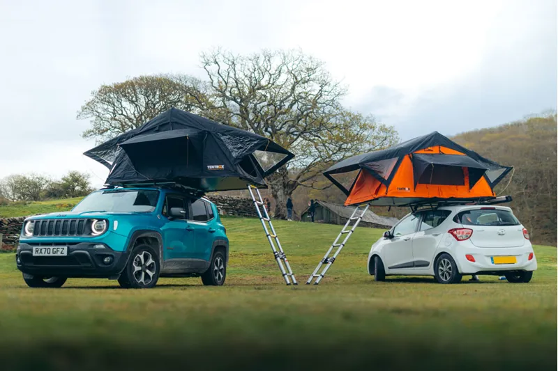 TentBox Lite 1.0 Orange Edition - Roof Box Tent-8