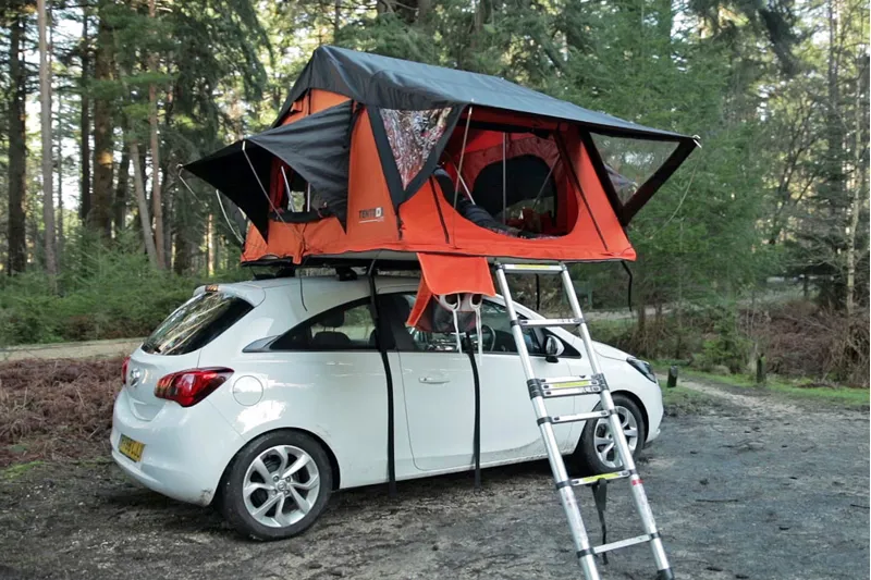 TentBox Lite 1.0 Orange Edition - Roof Box Tent-6