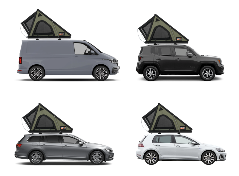 TentBox Cargo 2.0 Sunset Orange - Roof Tent Box-4