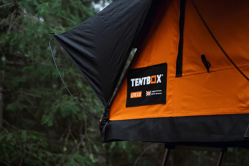 TentBox Lite 2.0 Sunset Orange - Roof Tent Box-4