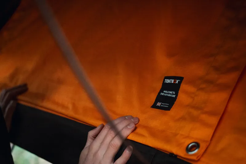 TentBox Lite 2.0 Sunset Orange - Roof Tent Box-5