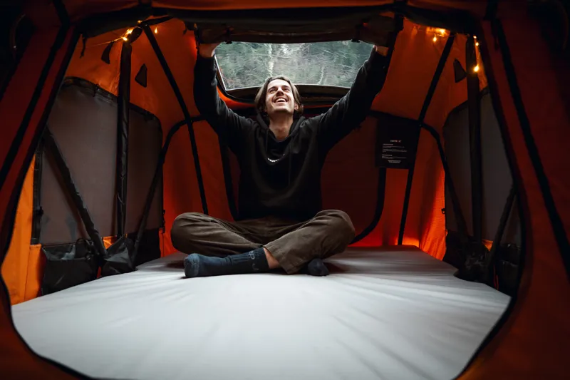 TentBox Lite 2.0 Sunset Orange - Roof Tent Box-6