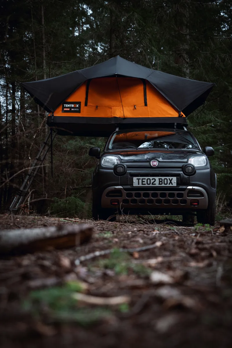 TentBox Lite 2.0 Sunset Orange - Roof Tent Box-8