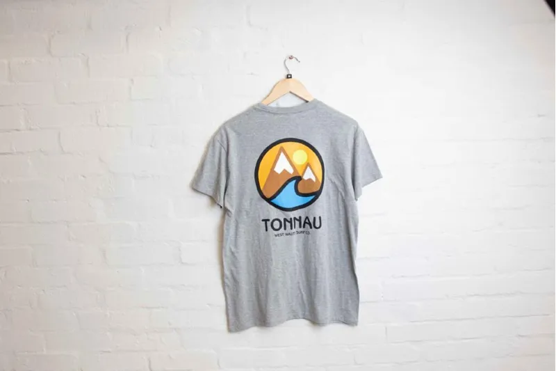 Tonnau Mountain Short Sleeve T-Shirt - Grey-1