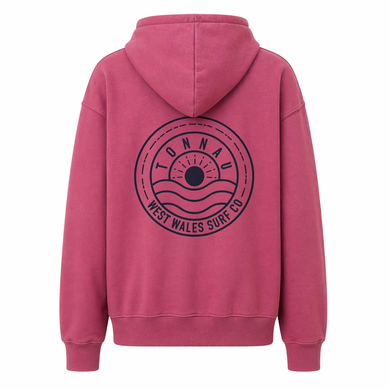 Tonnau Sunset Hoody Burgandy Pink