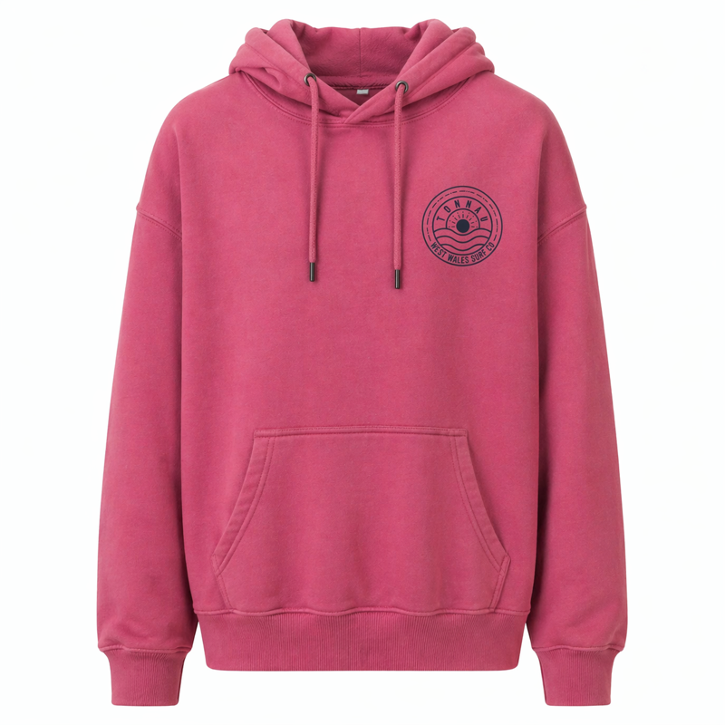Tonnau Sunset Hoody Burgandy Pink-1