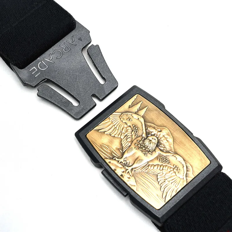 Arcade Nature Eagle Limo - Unisex Bird Metal Belt-1