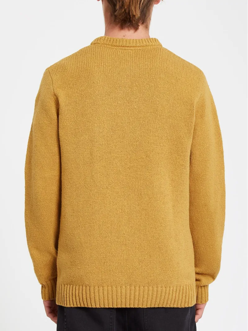 Volcom Edmonder Sweater In Gold-1