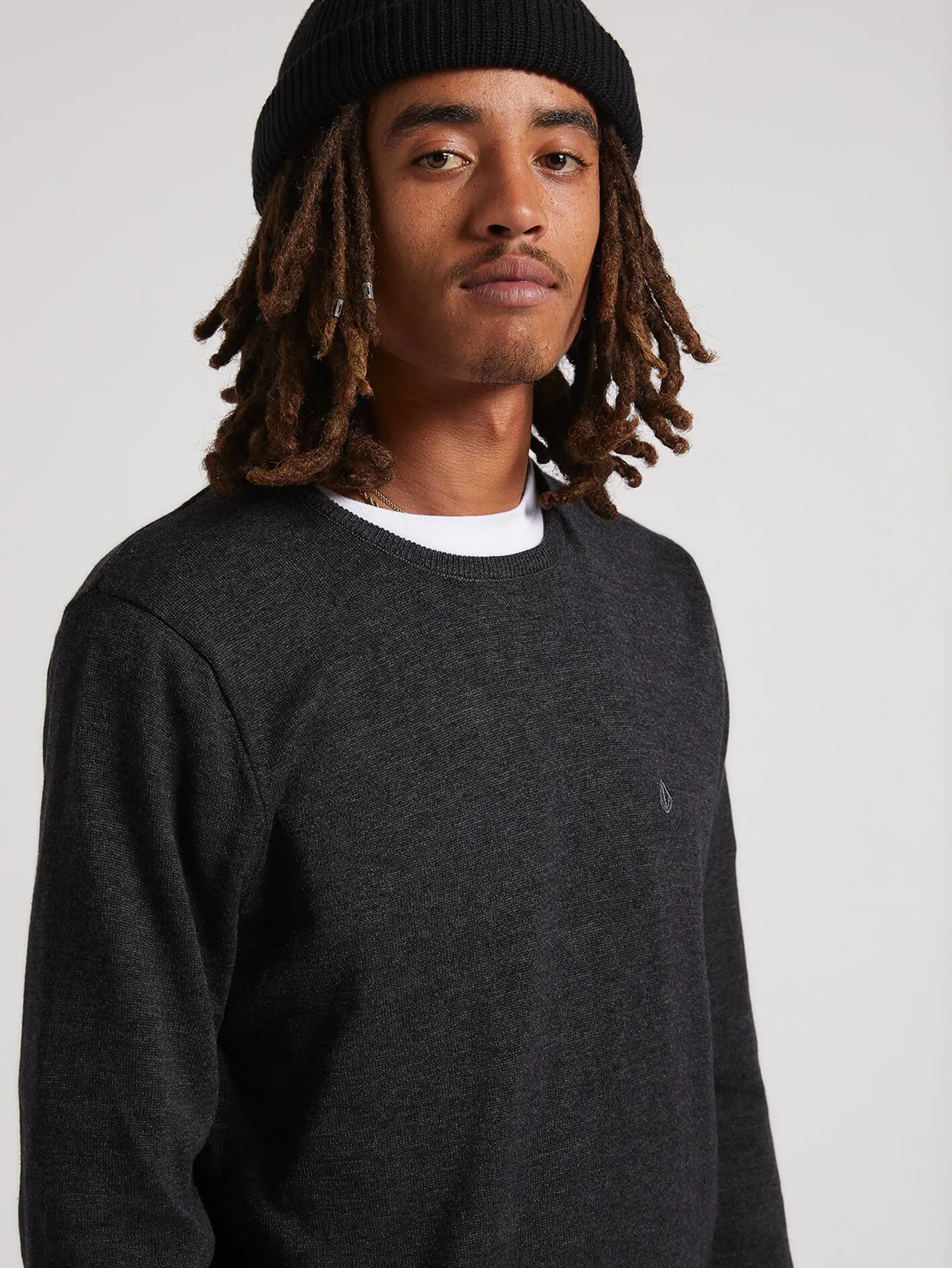 Volcom black sweater top