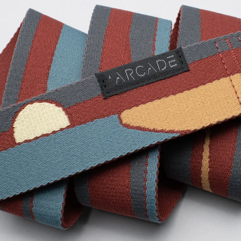 Arcade Vista Belt In Vermilion-1