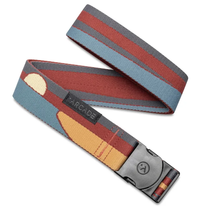 Arcade Vista Belt In Vermilion