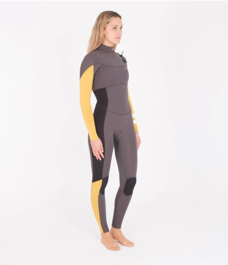 Hurley Womens Advantage 3/2mm Fullsuit in Marigold-2