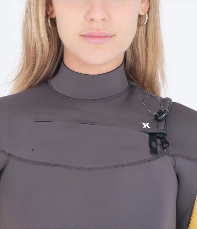 Hurley Womens Advantage 3/2mm Fullsuit in Marigold-4