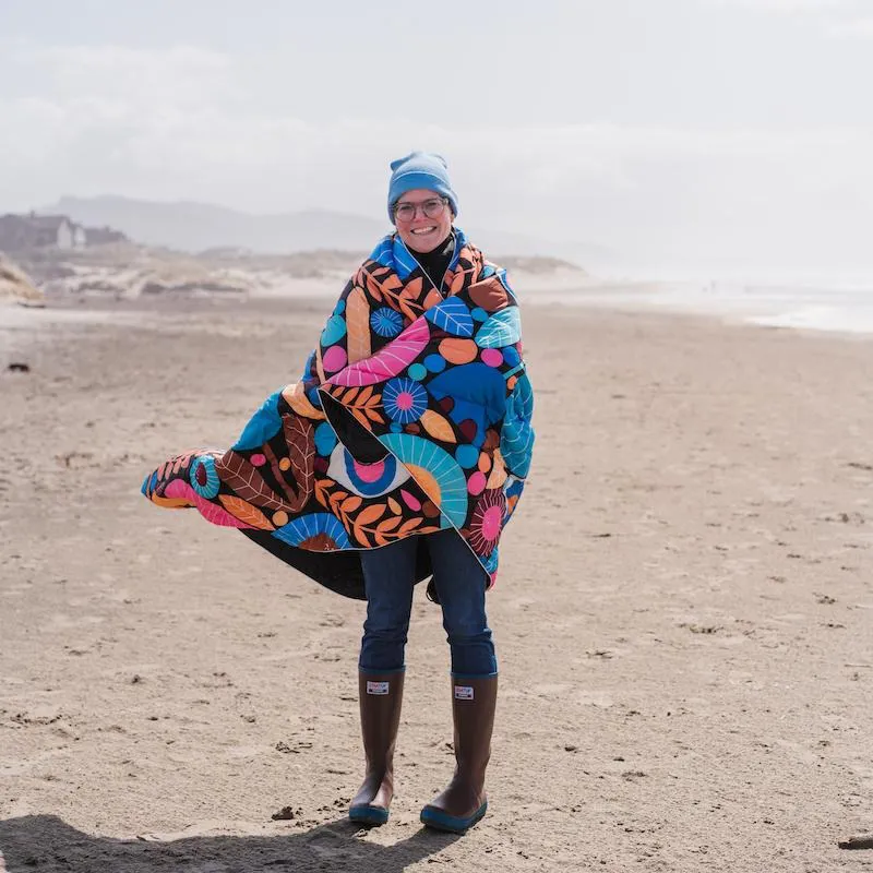 Rumpl Original Puffy Night Garden Lisa Congdon Blanket-4