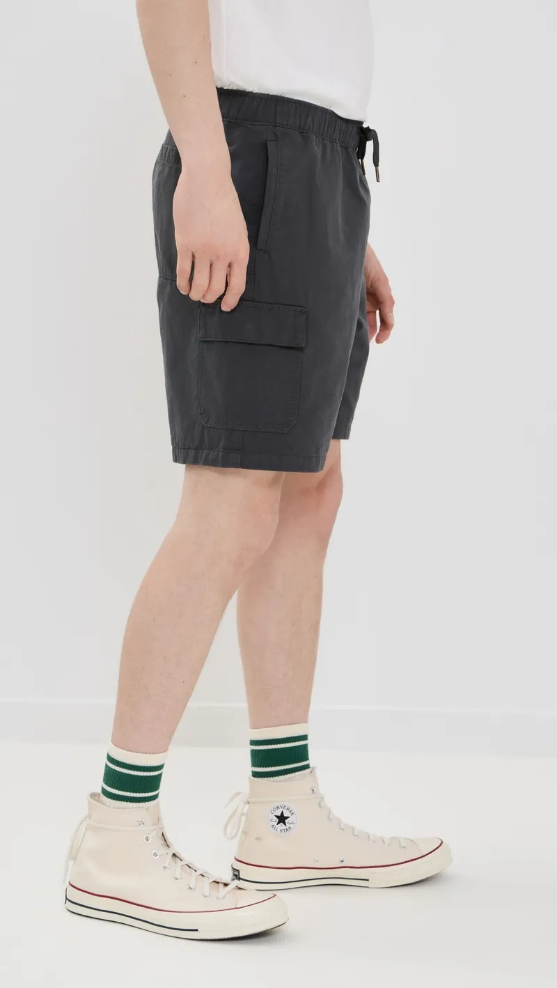 Rhythm Cargo Jam Shorts - Charcoal-1