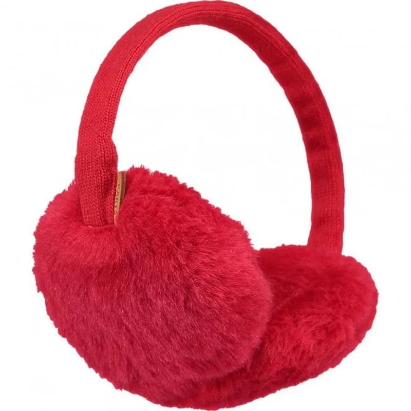 Barts Plush Earmuffs - Red - One Size