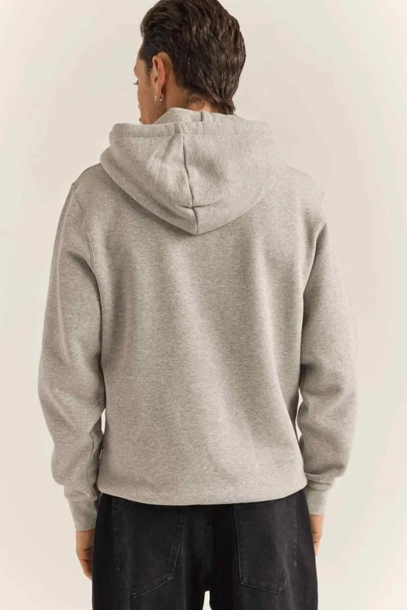 Rhythm Brand Fleece Hood - Grey-1