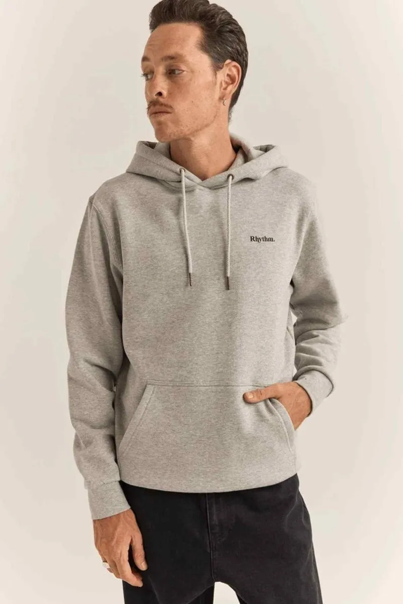 Rhythm Brand Fleece Hood - Grey