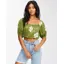 Billabong Sun City Crop Top in Fern