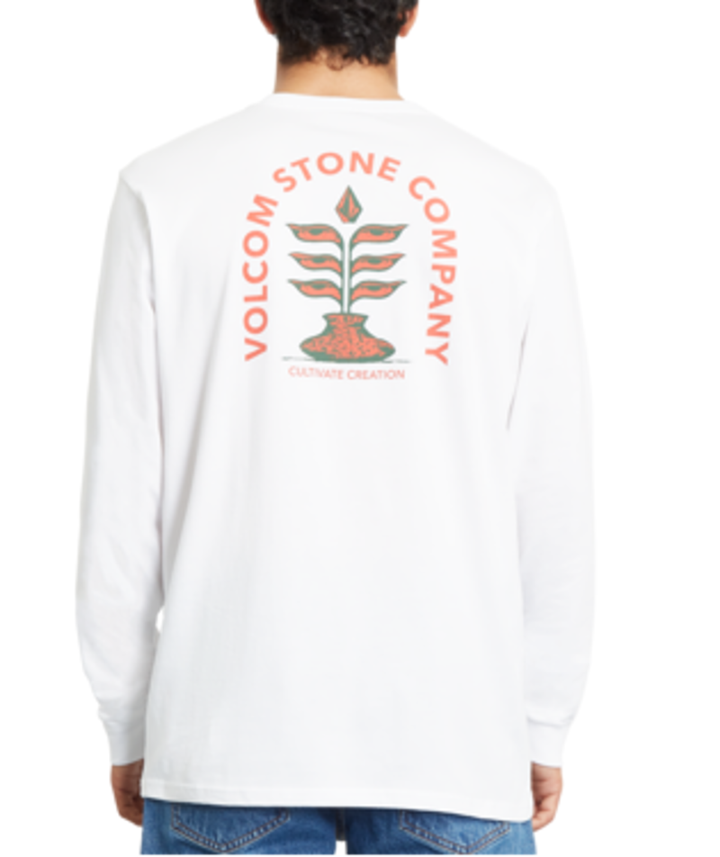Volcom Culturevate Bsc Long Sleeve T-Shirt White 2020-1