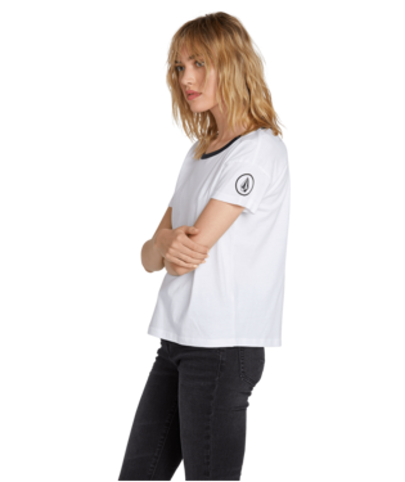 Volcom One Of Each Sleeve Short T-Shirt White 2020-2