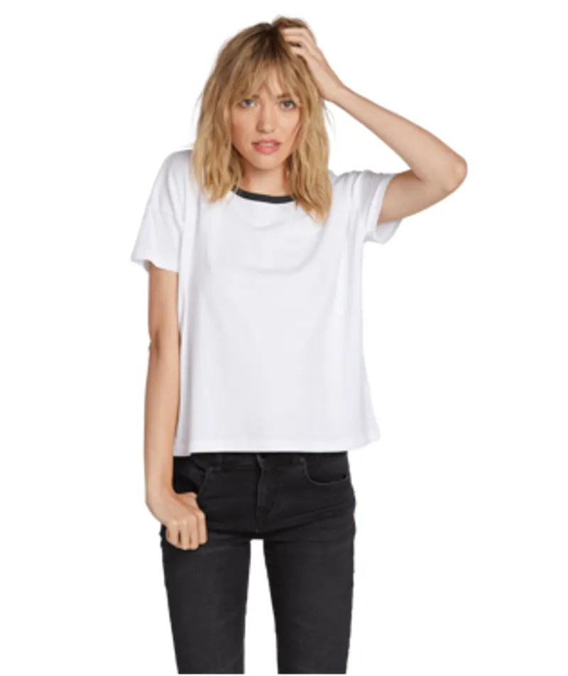 Volcom One Of Each Sleeve Short T-Shirt White 2020