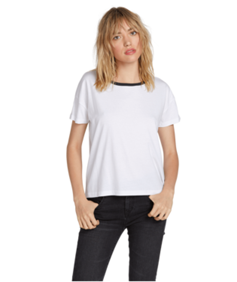 Volcom One Of Each Sleeve Short T-Shirt White 2020-3