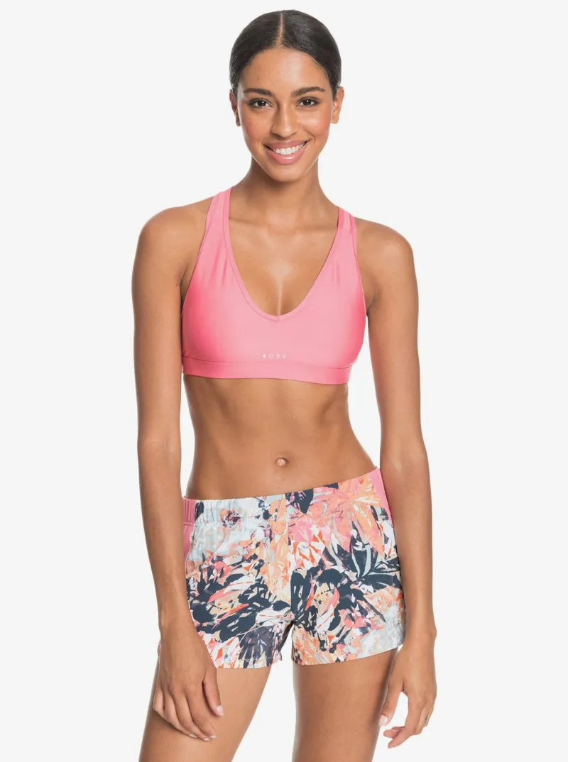 Roxy Heros Will Rise Sports Bra - Pink Lemonade