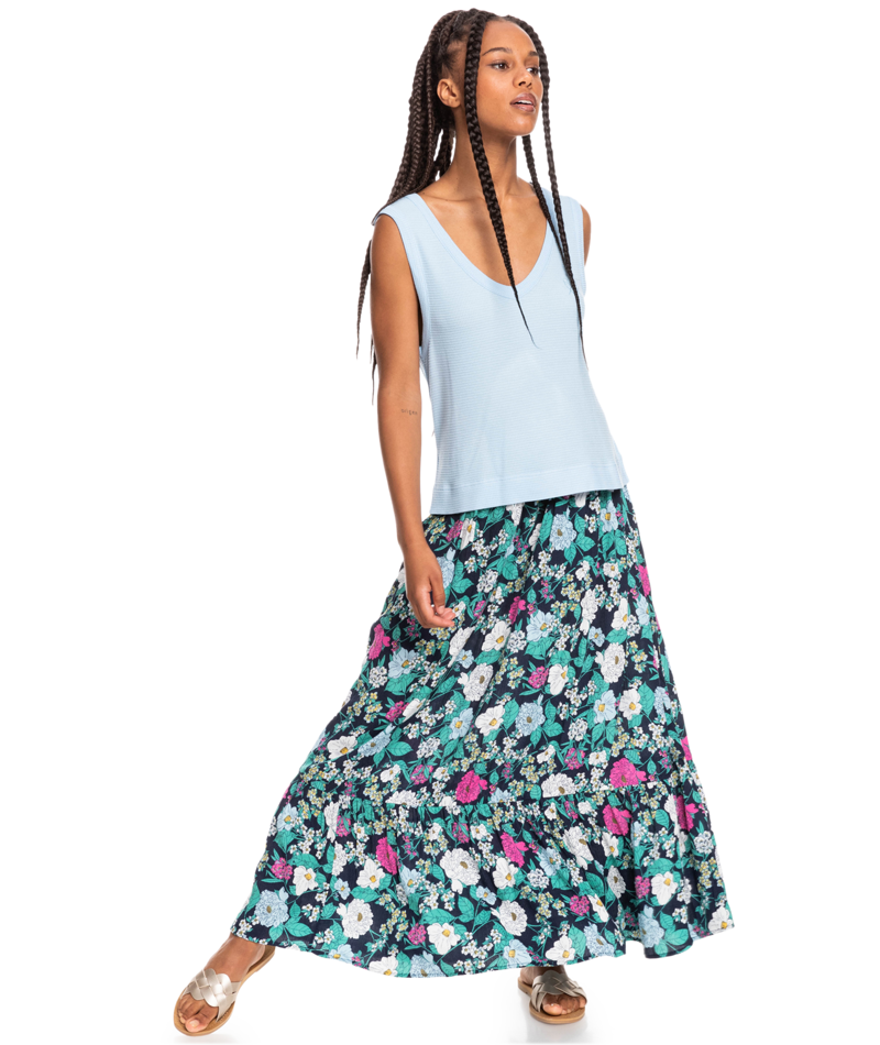 Roxy Sunday Breakfast Tank Top in Cool Blue-3