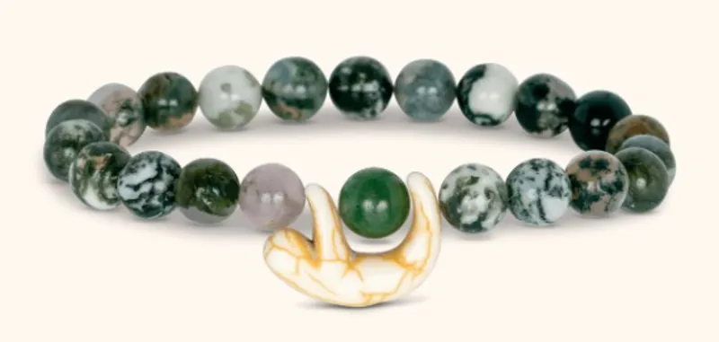 Fahlo Rainforest Green Bracelet Sloth