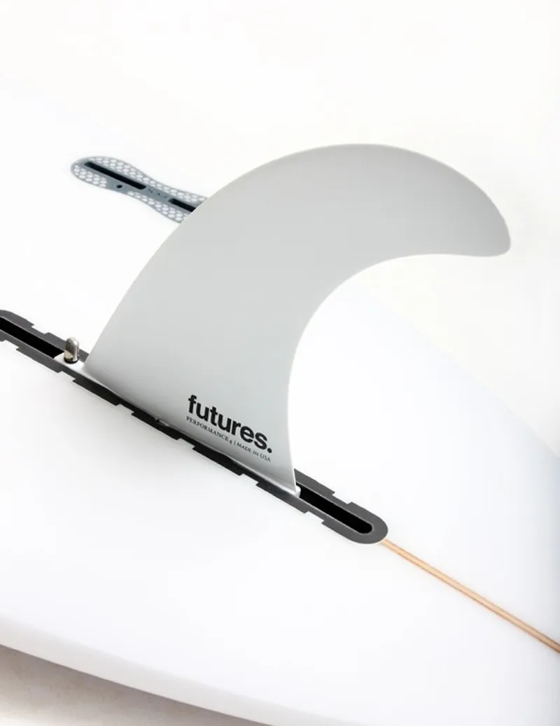 Futures 8.0 Thermotech Performance Longboard Fin - White-1