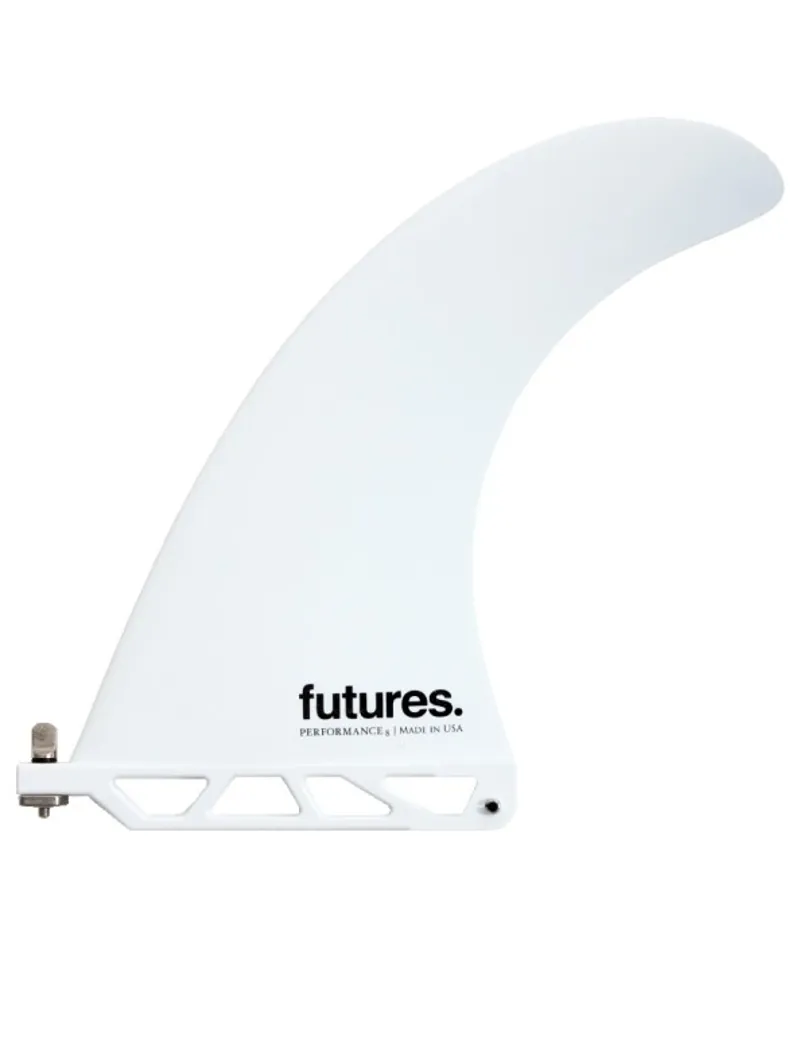 Futures 8.0 Thermotech Performance Longboard Fin - White