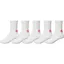 Globe Minibar Crew Sock 5 Pack in White