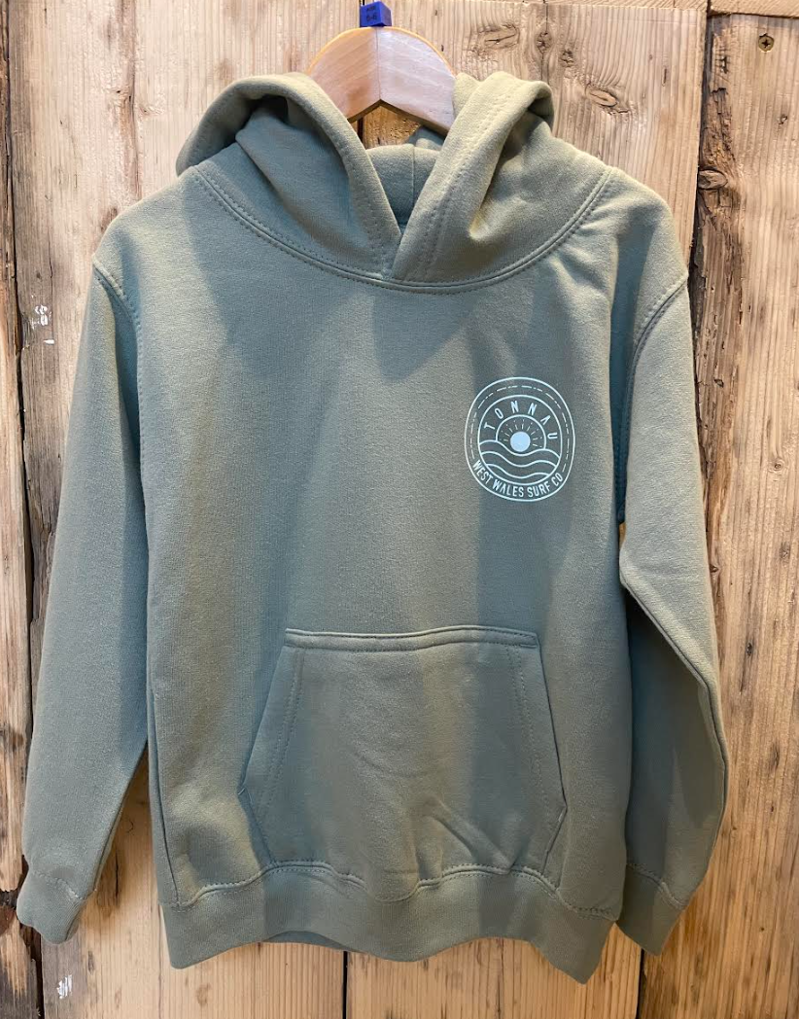 Tonnau Kids Sunset Hoody - Green-1