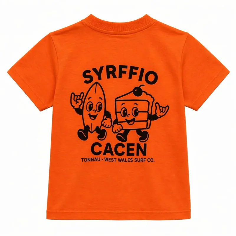 Tonnau Grom Kids Tee Coral Orange