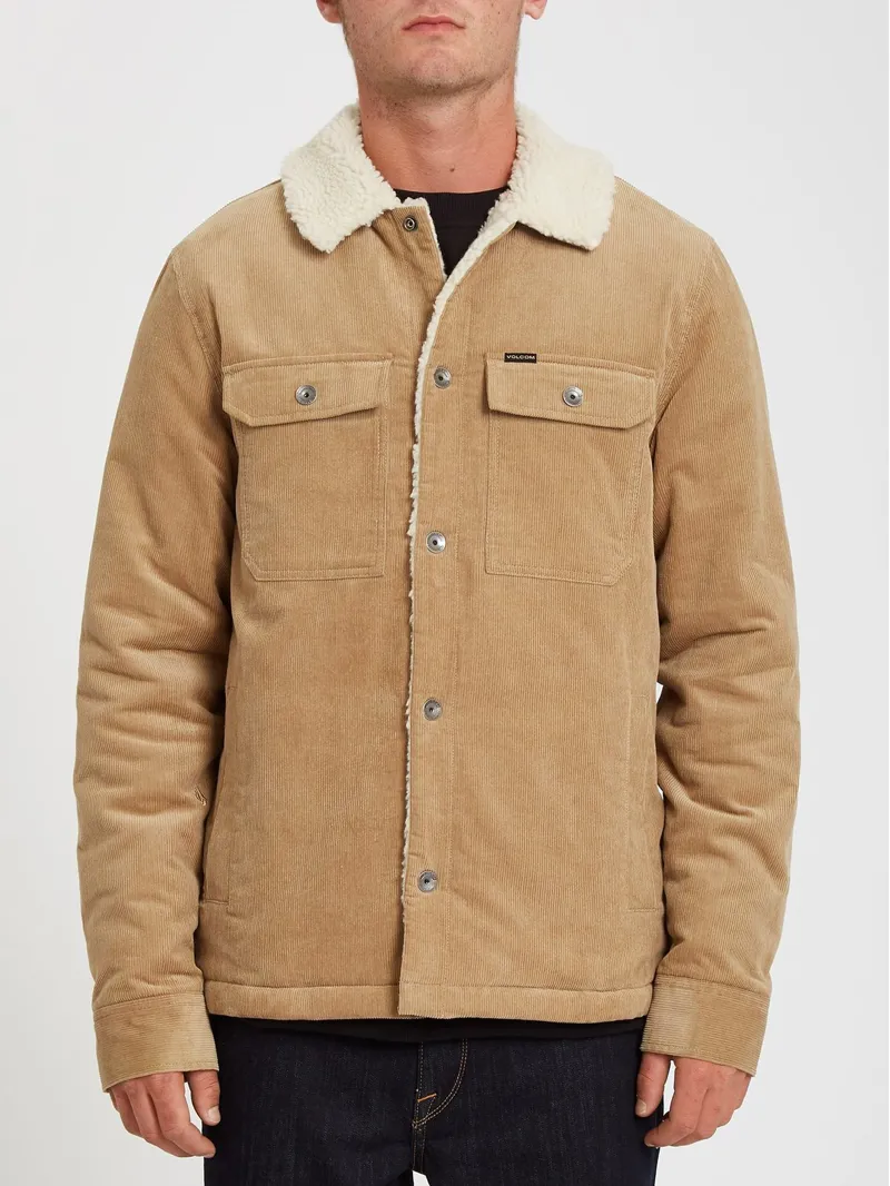 Volcom Keaton Jacket in Dark Khaki