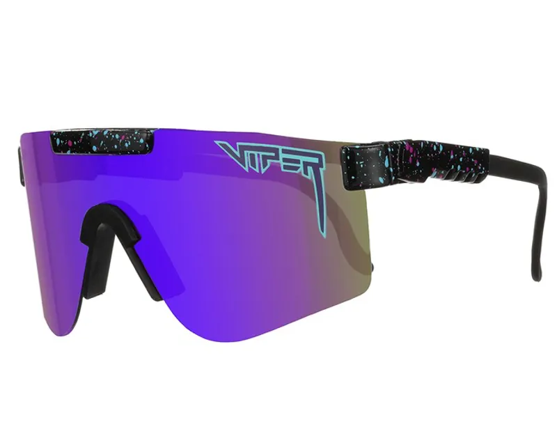 Pit Viper The Night Fall Double Wide Polarized Purple Mirror-1