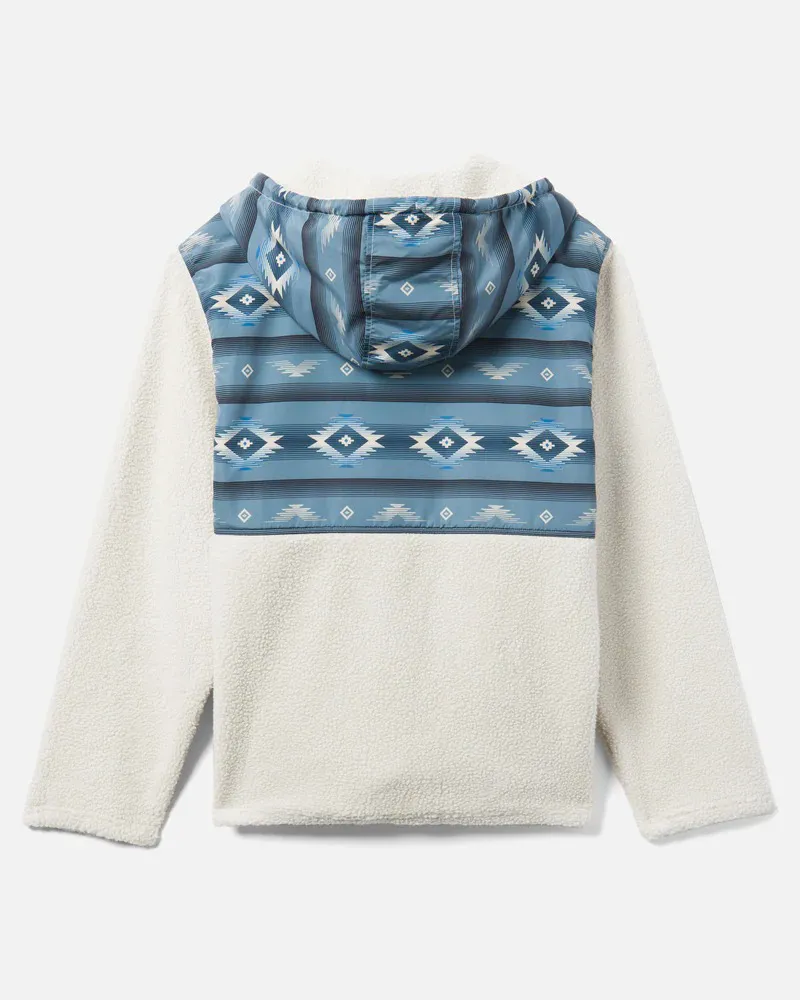 Hurley Evergreen Burrito Anorak Pullover Bone-1