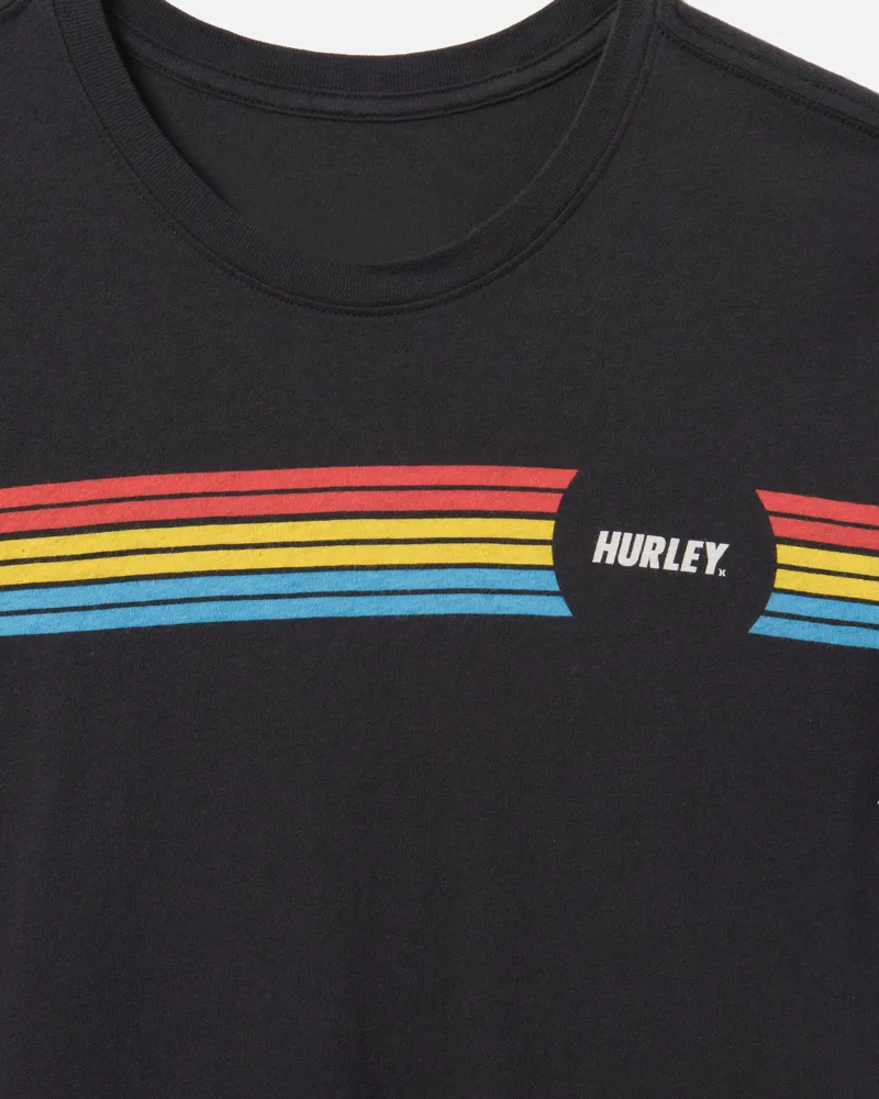 Hurley Everyday Wash Simpleton Fastlane Short Sleeve Tee in Black-6