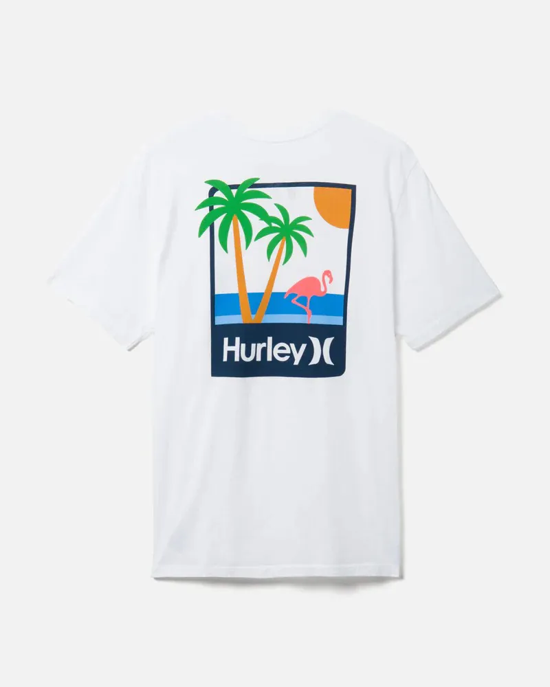 Hurley Everyday Mingo Short Sleeve Tee White-1