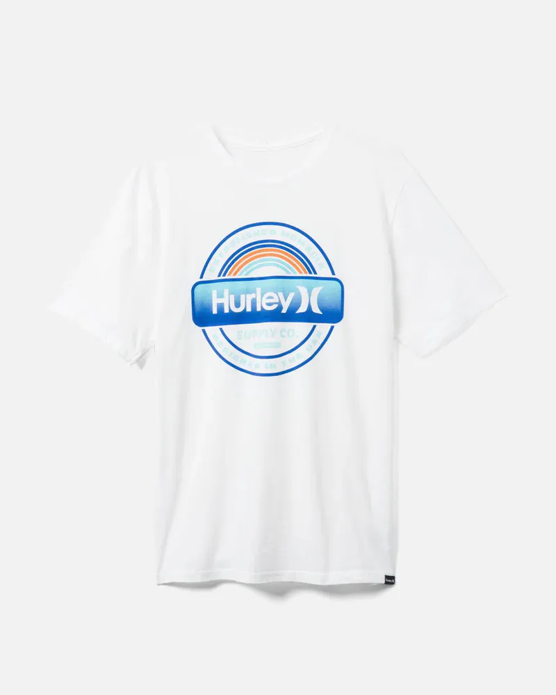 Hurley Everyday Label Short Sleeve Tee White